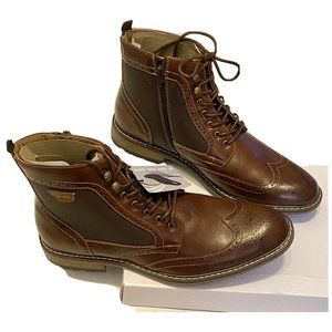 Sonoma Ortholite Booties Size 10M Men Brown Boots Lace Up